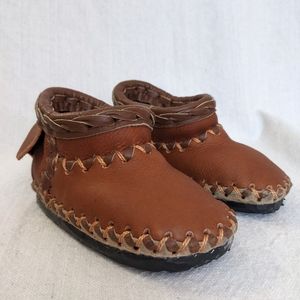 Ricardo Medina Toddler Leather Booties, US Toddler 8, Euro 25